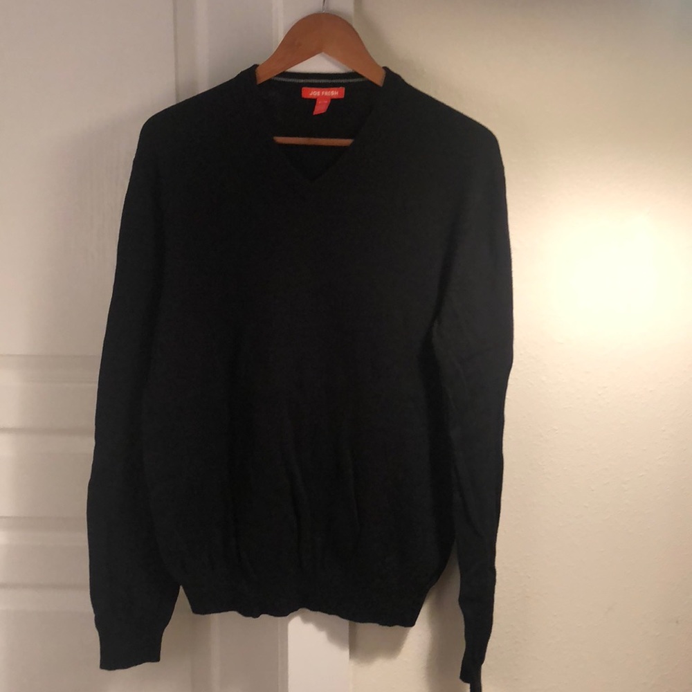 Nordstrom Men’s black vneck sweater